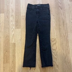Madewell Black Ankle Jeans